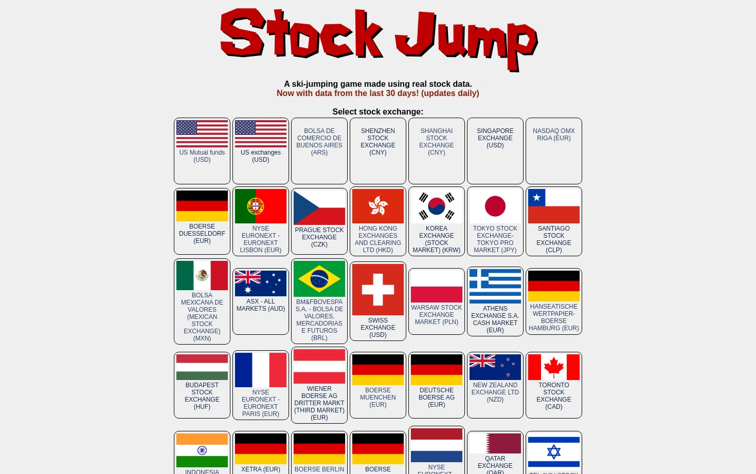 Stock Jump 页面快照